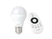 AC85 265V 6W E27 2700 6500K Adjust Color Temperature LED Bulb Lamp w Controller