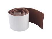 Household Antiskid Self Stick Furniture Felt Pad Mat Brown 39.4 x 3 x 0.2 Inch