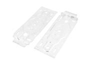 Unique Bargains 2 Pcs Rectangle Metal Hollow Out Hanging Board 205x75mm for Air Conditioner