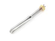 AC 220V 3KW Electrical Heating Element Tube Water Boiler Heater Silver Tone
