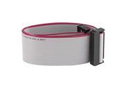 2.54mm Pitch 26 Pins 26 Wires F F IDC Connector Flat Ribbon Cable 20 Inch Length
