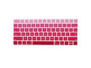 Laptop Silicone Dustproof Keyboard Protector Film Cover Red Gradient 13