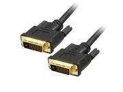 Unique Bargains 1.8M DVI D Dual Link 24 1 Pin Male Male Video Cable Black