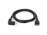 USB 3.0 Micro B to Right Angle Type C 3.1 Adapter Cable 1.0M Black