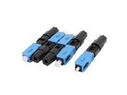 5 Pcs FTTH SC UPC P Single mode Optical Fiber Cable Quick Adapter Connector