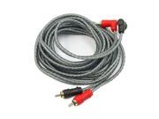 2RCA Male to Male Cable Cord for Car Audio System Home Theater 3 Meters Gray