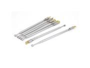 7pcs 380mm Long 5 Sections Telescopic RC TV Control Antenna Aerial 360 Degree