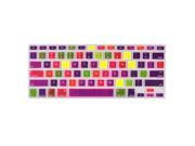 Macbook Silicone Colorful Grids Pattern Keyboard Protective Film 13
