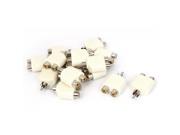 Unique Bargains 15pcs 1 Male to 2 Female RCA AV Y Splitter Adapter Connector for Audio Cable