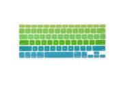 Macbook Silicone American Washable Keyboard Protective Film Green Gradient 13