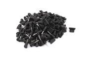 Anti Dust Charger Earphone Plug Cap Cover 3.5mm Jack Fitting Black 100 Sets