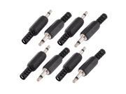 8pcs Plastic Cover 3.5mm Male Stereo Audio Jack Plug Headphone Adapter Connector