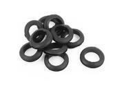 Unique Bargains 25mm Inner Dia Double Sides Rubber Cable Wiring Grommets Gasket Ring 10Pcs