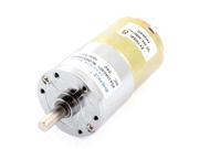 Unique Bargains DC 24V 10RPM 6mm Dia Shaft Replacement Gear Box Speed Reducer Electric Motor