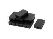 10Pcs 55mm x 35mm x 15mm Surface Mounted Sealed Electric Junction Box Black