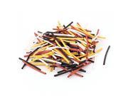 200 Pcs 2 1 1mm Heat Shrink Tubing Tube Sleeve Wire 40mm Long Assortment Color