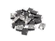 20Pcs Plastic PCB Panel Mount 5 Terminal Female 3.5mm Earphone Audio Jack Socket