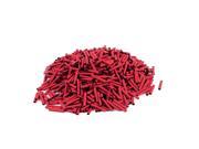 25mm Long Electrical Connection Cable Sleeve Heat Shrink Wrap Tubing Red 1000Pcs
