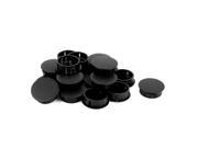 20pcs Plastic 30mm Dia Snap in Type Locking Hole Plugs Button Cover
