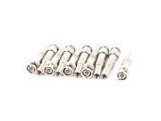10Pcs Spring Copper plated BNC Male Plug Connector for CCTV Camera Coaxial Cable