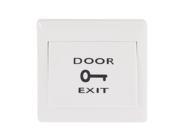 Door Electric Access Control Exit Push Release Button Switch White