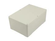 Unique Bargains 265mm x 185mm x 115mm Rectangular Waterproof Plastic DIY Junction Box Case Grey