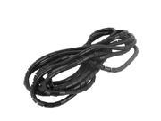 Black 12mm Outside Dia 5.6M Polyethylene Spiral Cable Wire Bended Tube