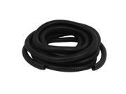25mmx20mm Dia Black Corrugated Cable Tube Bellows Pipe Hose Cord Protector 6.6m