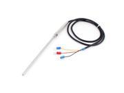 1Meter Cable PT100 Thermocouple Temperature 5*150mm Sensor Probe