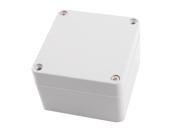Surface Mount Waterproof Plastic Sealed Junction Box Case 82mm x 80mm x 56mm