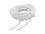 Machine Wire PVC Tube Sleeve Casing Cable Markers Marking White 3.5mm Inner Dia.