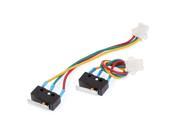 AC 250V 5A 3 Wires Female Plug Gas Water Heater Micro Switch 2 Pcs