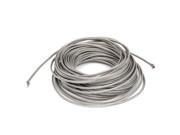 Unique Bargains 46Ft Silver Tone Metal K Type Thermocouple Extension Wire