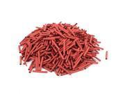 30mm Length Polyolefin Heat Shrink Tubing Tube Sleeve Wrap Cable Red 850Pcs