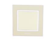 4mm Mounting Hole Dia 90mm x 86mm Square Electrical Blank Wall Plate Gold Tone