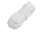 15M Length 2.5mm Inner Dia PVC Marking Tube Sleeve White for Cable ID Printer