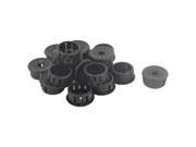 Cable Hose 22mm Mount Dia Snap in Webbed Bushing Harness Grommet Protector 18Pcs