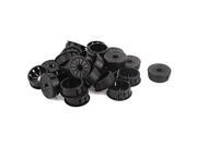 Cable Hose 25mm Mount Dia Snap in Webbed Bushing Harness Grommet Protect 26pcs