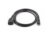 1.5M 4.9ft HDMI Male to HDMI Female Converter Adapter Cable Connector Black