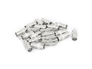 20 Pcs BNC Female Jack to RCA Male Plug F M RF Coaxial Cable Adapter Connectors