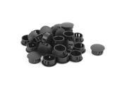 SKT 19 Plastic 19mm Dia Snap in Type Locking Hole Plugs Button Cover 30pcs
