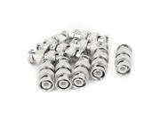 10 Pcs CCTV Security BNC Male to Male Coaxial Coupler Straight Adapter Connector