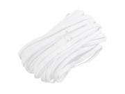 Unique Bargains 15M Length 5mm Inner Dia PVC Tube Sleeve White for Wire Marking Printing Machine
