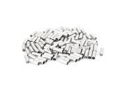 100Pcs BN5.5 Uninsulated Butt Connector Terminal for 12 10 AWG Cable Wire