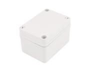 Unique Bargains Waterproof Rectangle Project Case Electronic Wiring Junction Box 107x77x70mm