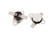 2 Pcs KSD302 Temperature Control Switch Thermostat 250V 10A 125 Celsius N.C.