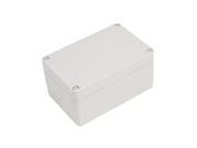 Unique Bargains Rectangular Electrical Power Distribution Box Guard Cover Light Gray