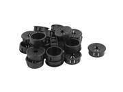 22pcs 25mm Mounted Dia Snap in Cable Hose Bushing Grommet Protector