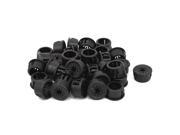 Cable Hose 16mm Mount Dia Snap in Webbed Bushing Harness Grommet Protector 35Pcs