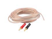 5 Meter 16 Ft Speaker 100 Oxygen Free Copper Wire Core Cable w 2 Connector